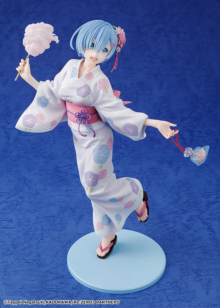 Rem: Yukata Ver. (Renewal Package Edition) 1/7 Scale Figure