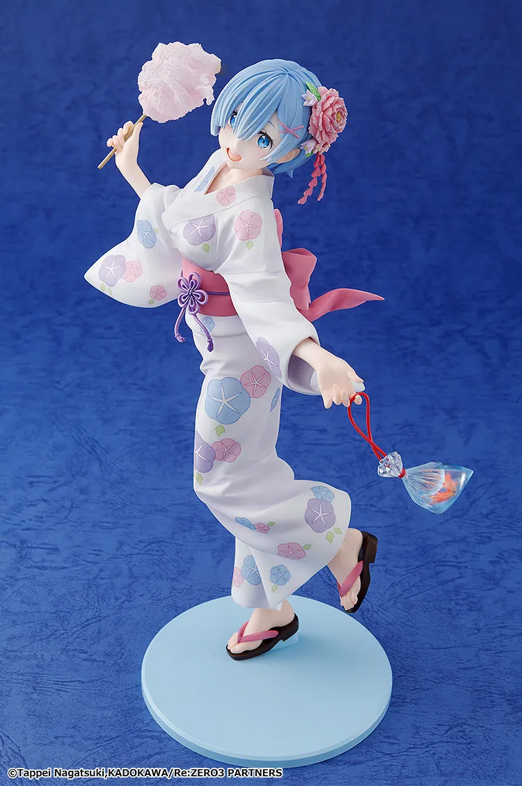 Rem: Yukata Ver. (Renewal Package Edition) 1/7 Scale Figure