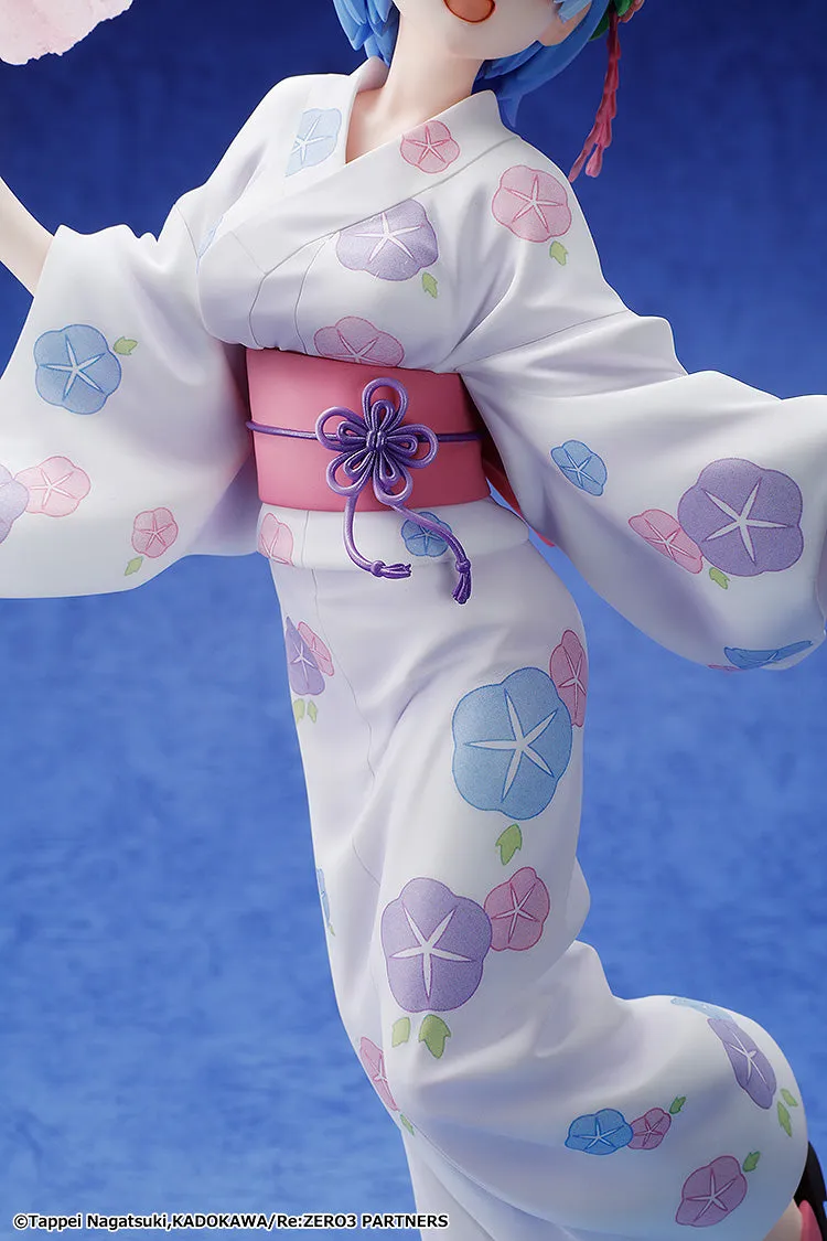 Rem: Yukata Ver. (Renewal Package Edition) 1/7 Scale Figure