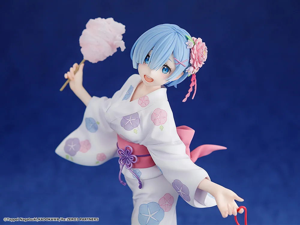 Rem: Yukata Ver. (Renewal Package Edition) 1/7 Scale Figure