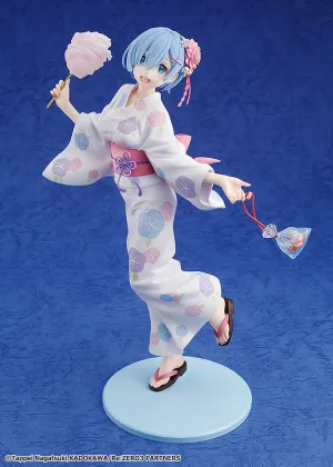 Rem: Yukata Ver. (Renewal Package Edition) 1/7 Scale Figure