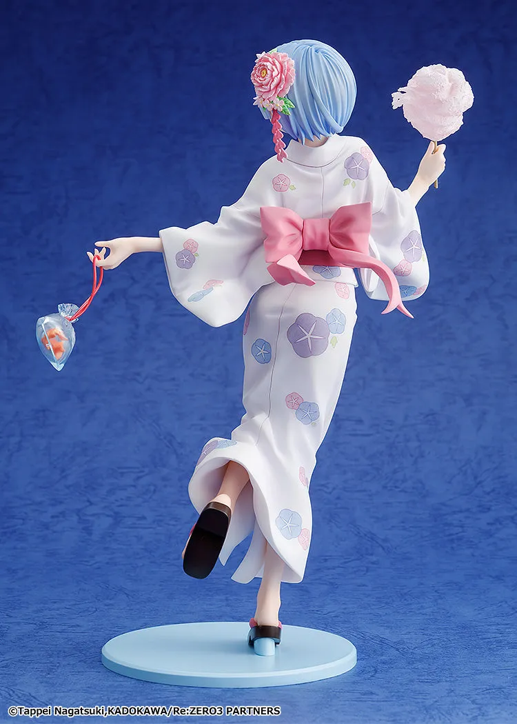 Rem: Yukata Ver. (Renewal Package Edition) 1/7 Scale Figure