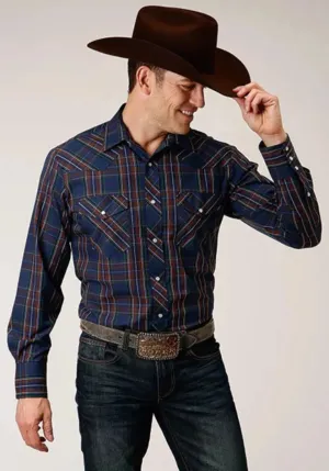 Roper Midnight Delight (Blue) - Men's Western Shirt