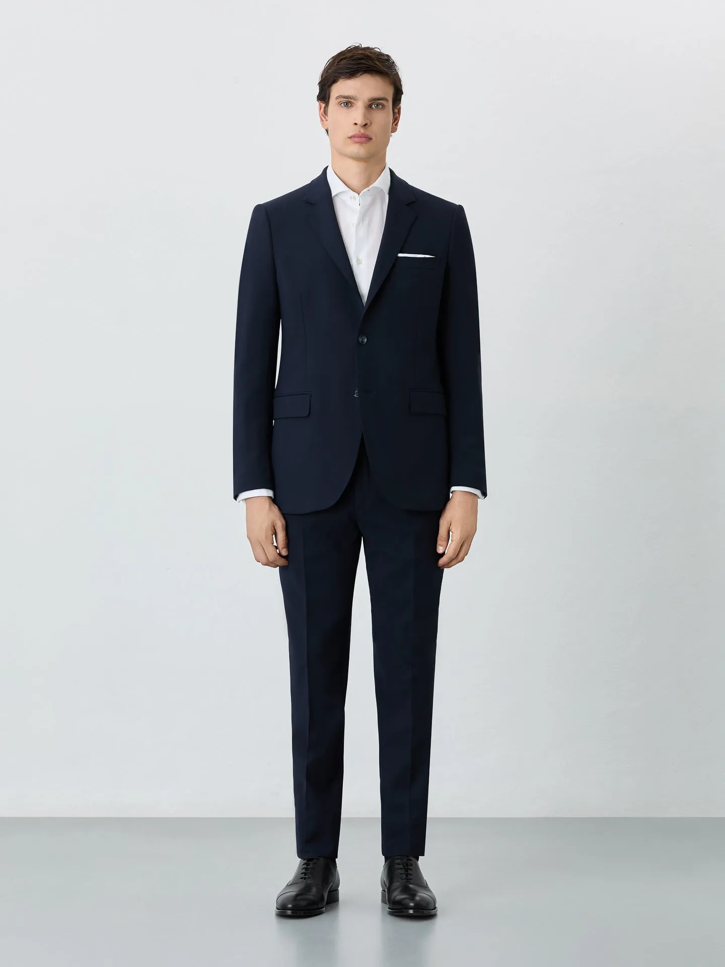 Slim Fit Premium Suit in Wool Blend