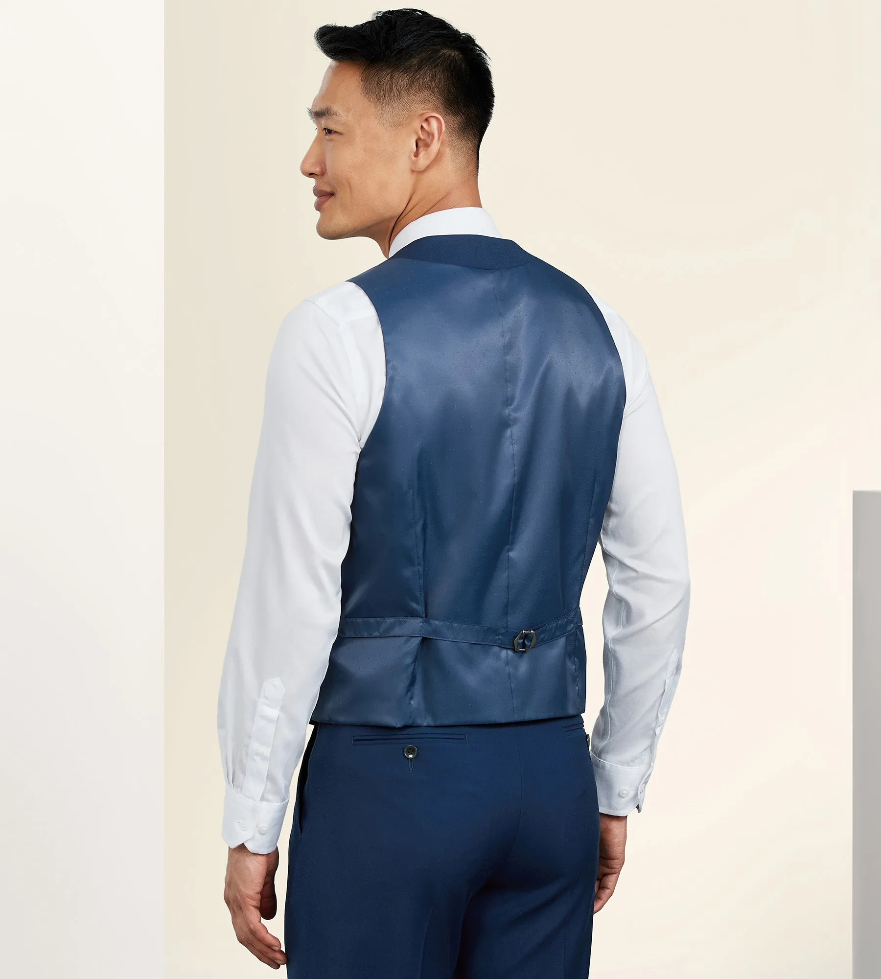 Slim Fit Stretch Suit Separate Vest