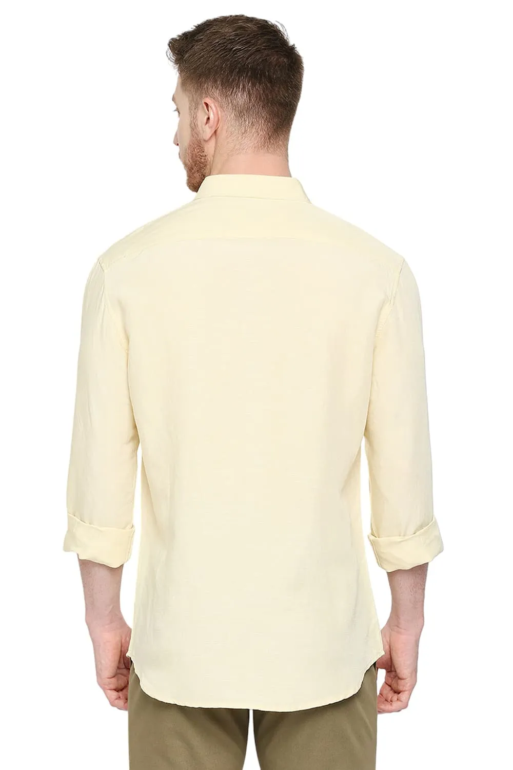 Slim Fit Viscose Linen Shirt