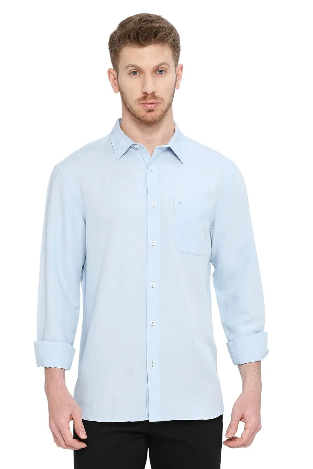 Slim Fit Viscose Linen Shirt