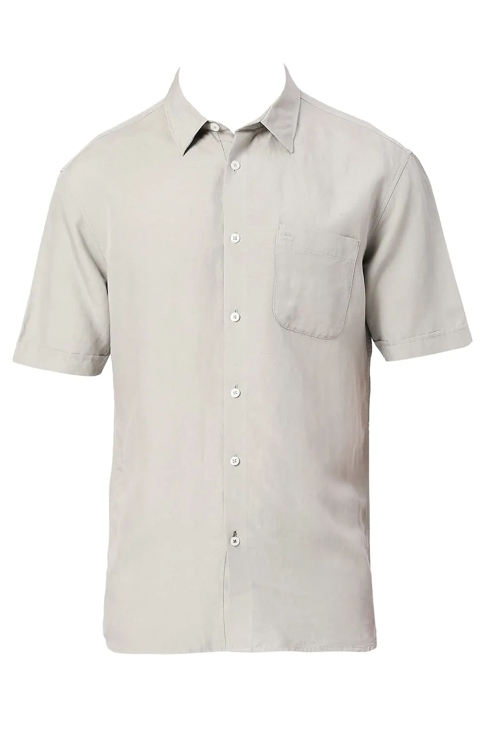 Slim Fit Viscose Linen Shirt