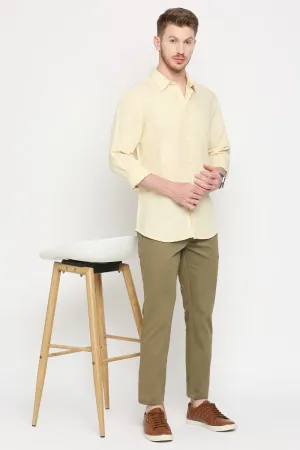 Slim Fit Viscose Linen Shirt