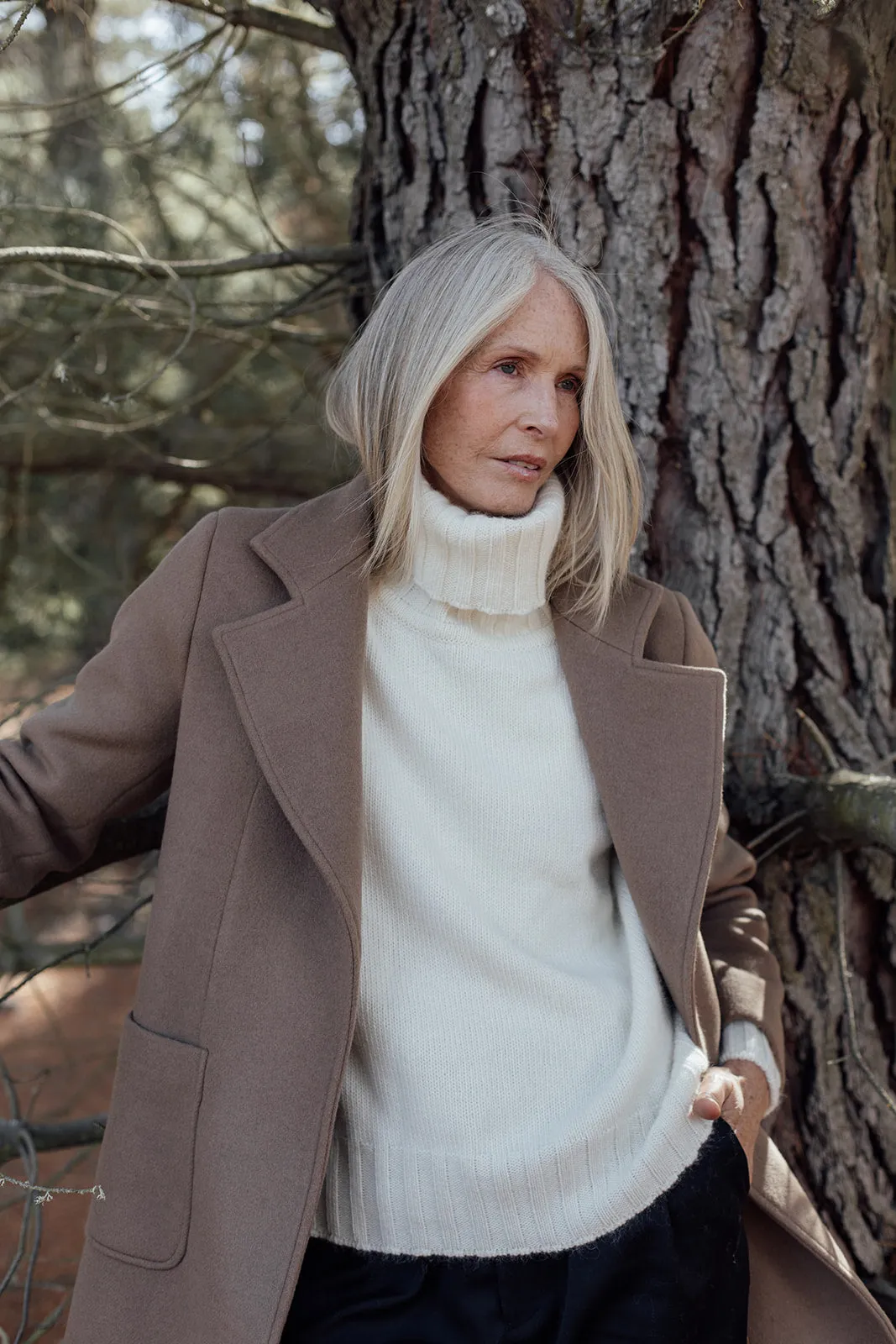 The Caselberg Wool Coat - Latte