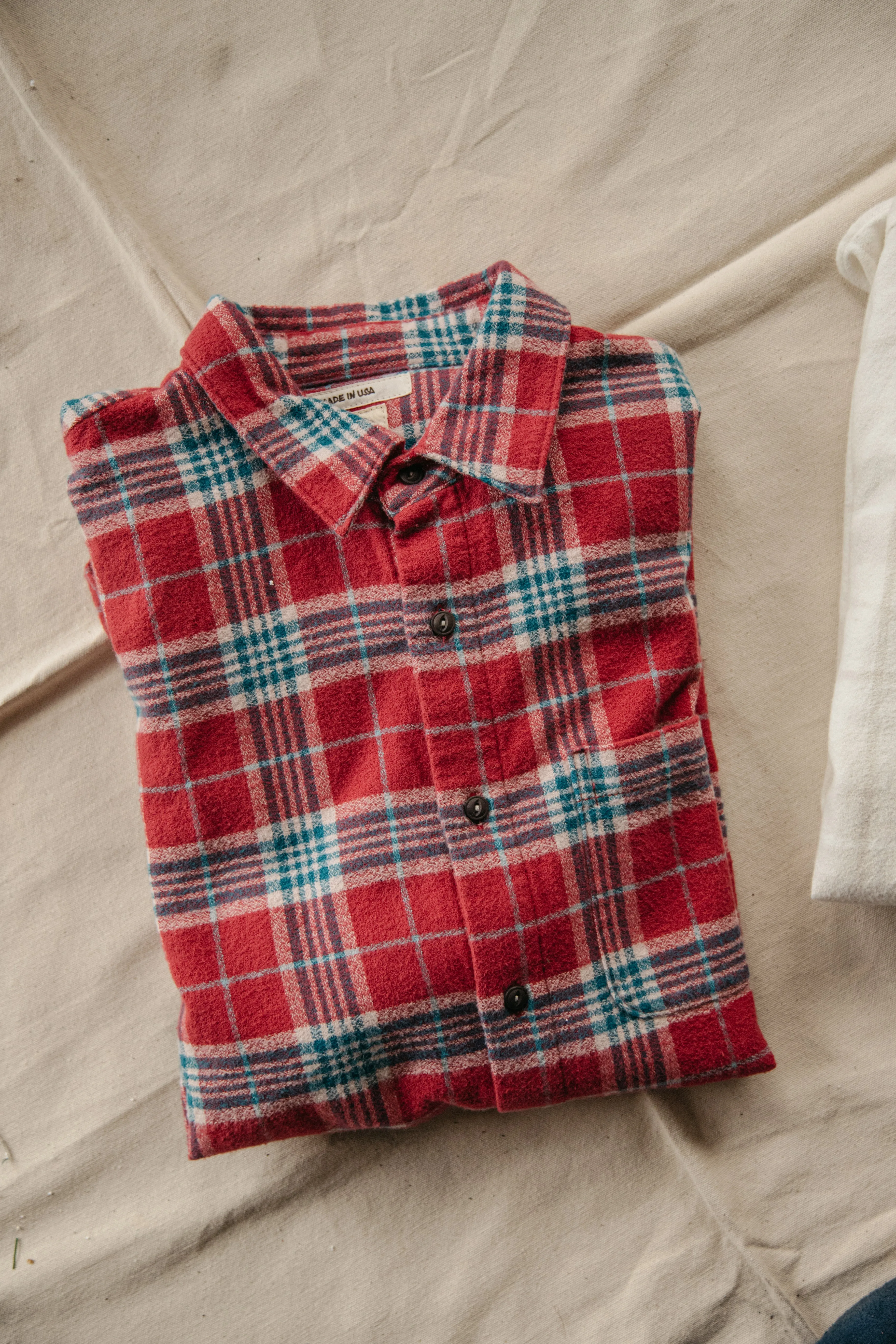 The Ripper Organic Cotton Plaid - Red Blue