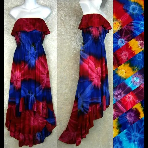 Tie-Dye Flamenco Dress