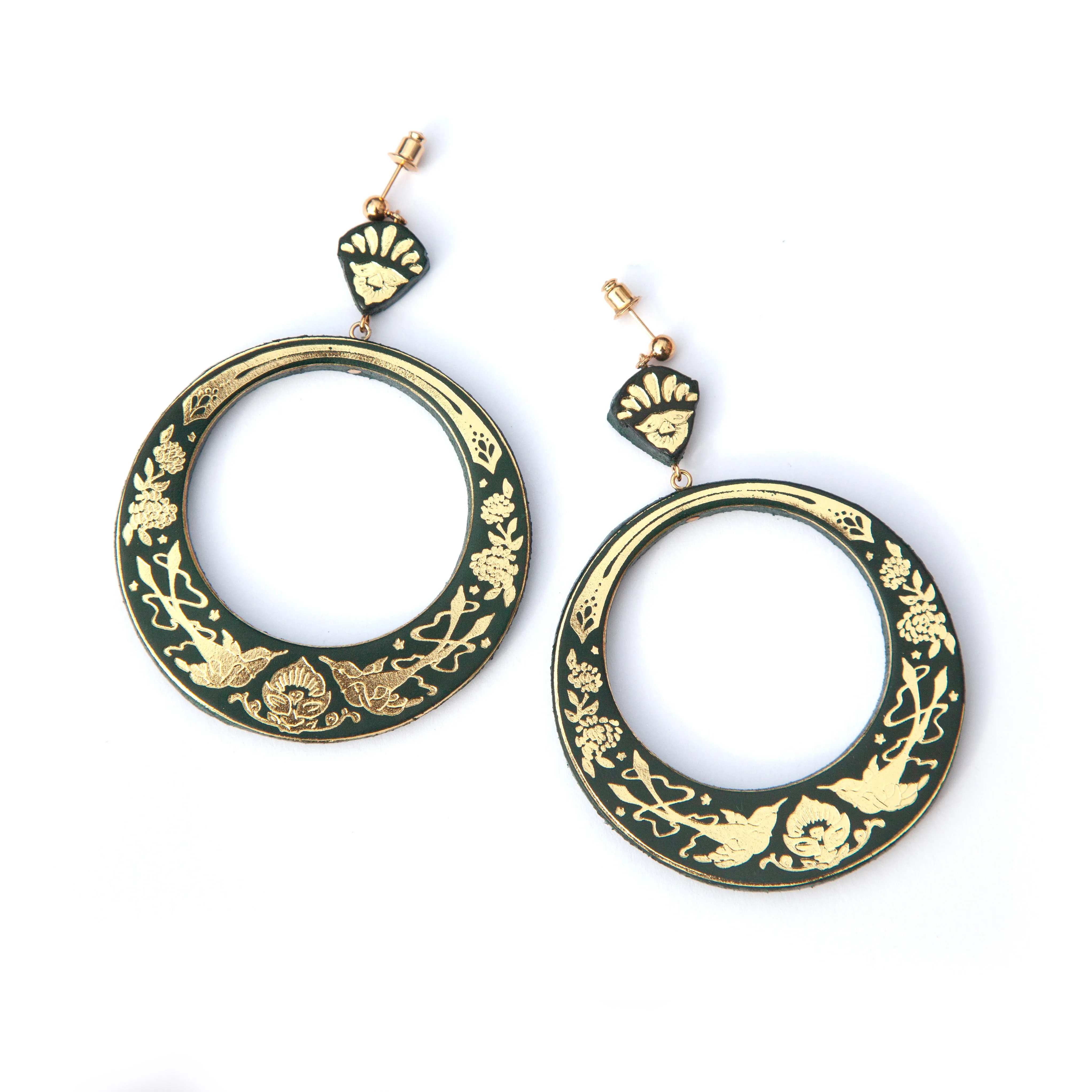 TOLEDO . large hoop earrings