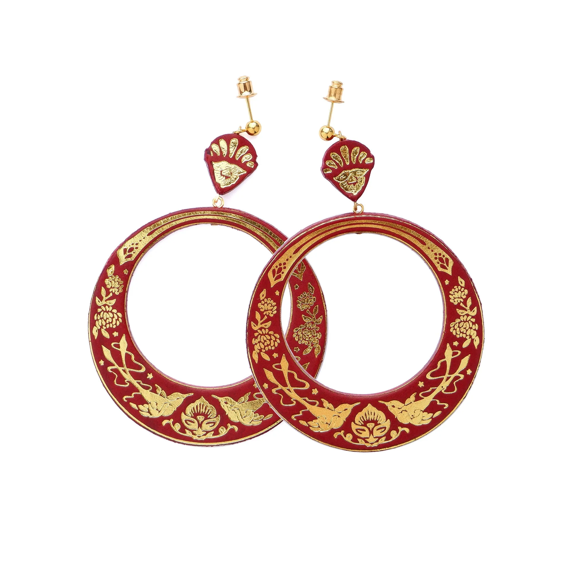 TOLEDO . large hoop earrings