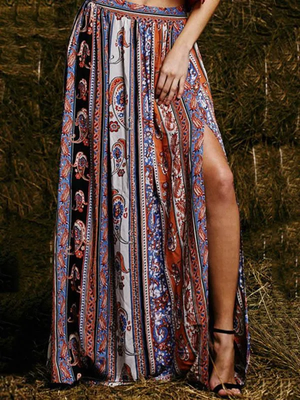 Unique Printed Skirt Bottoms