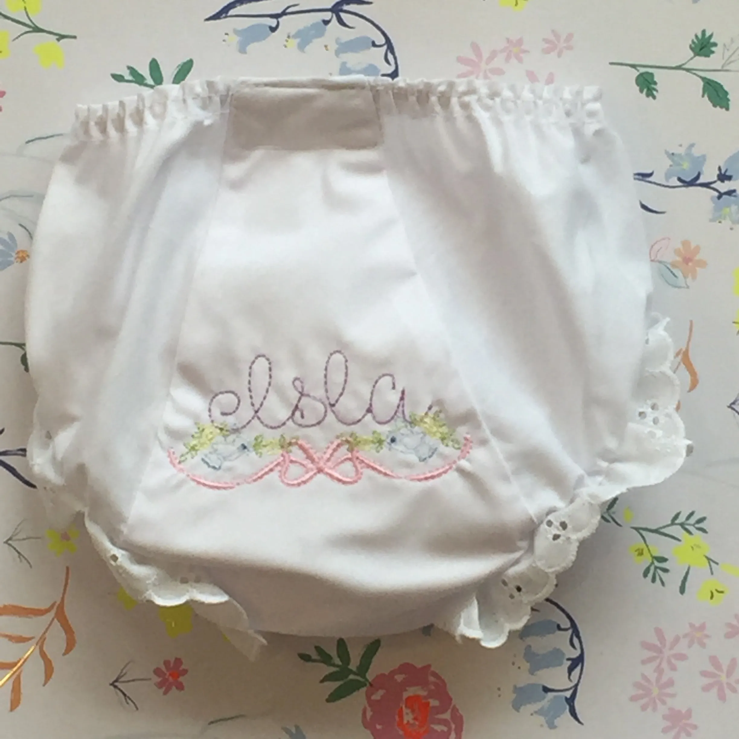 White Eyelet Bloomer