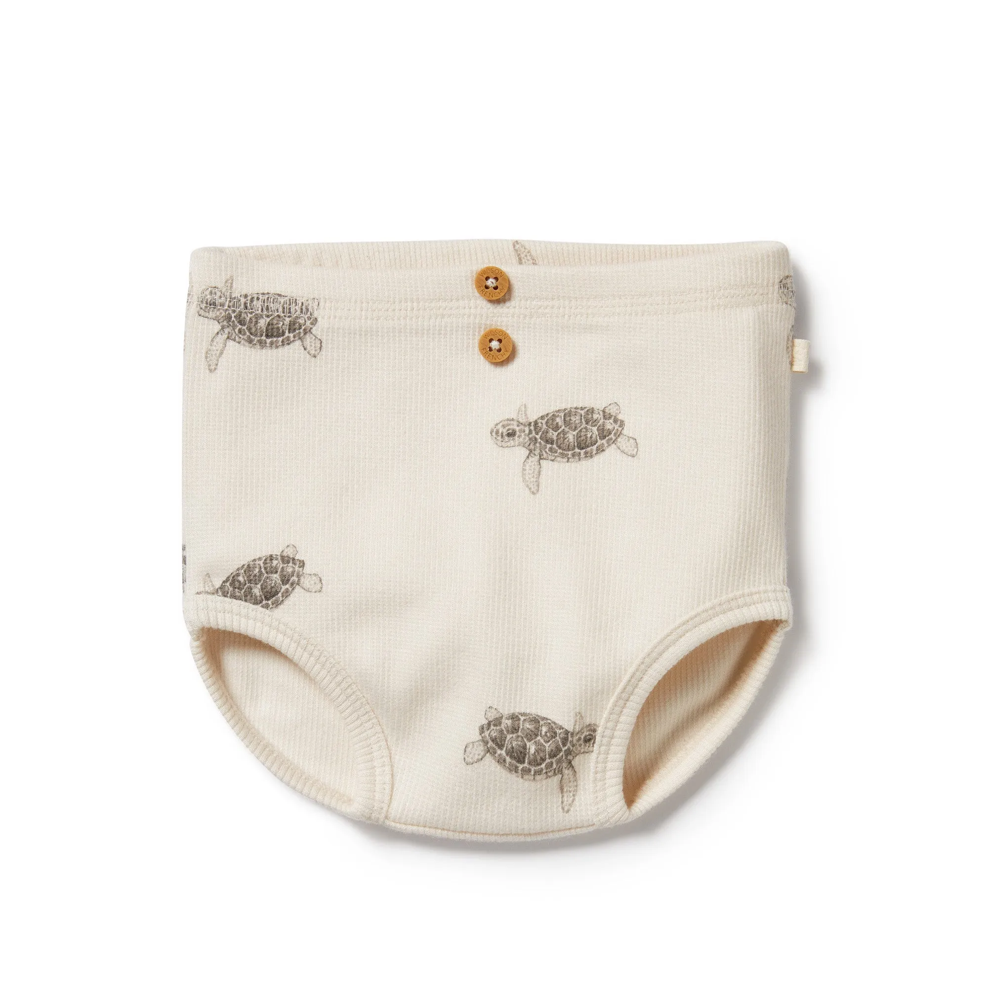 Wilson and Frenchy Organic Nappy Pant Tiny Turtle