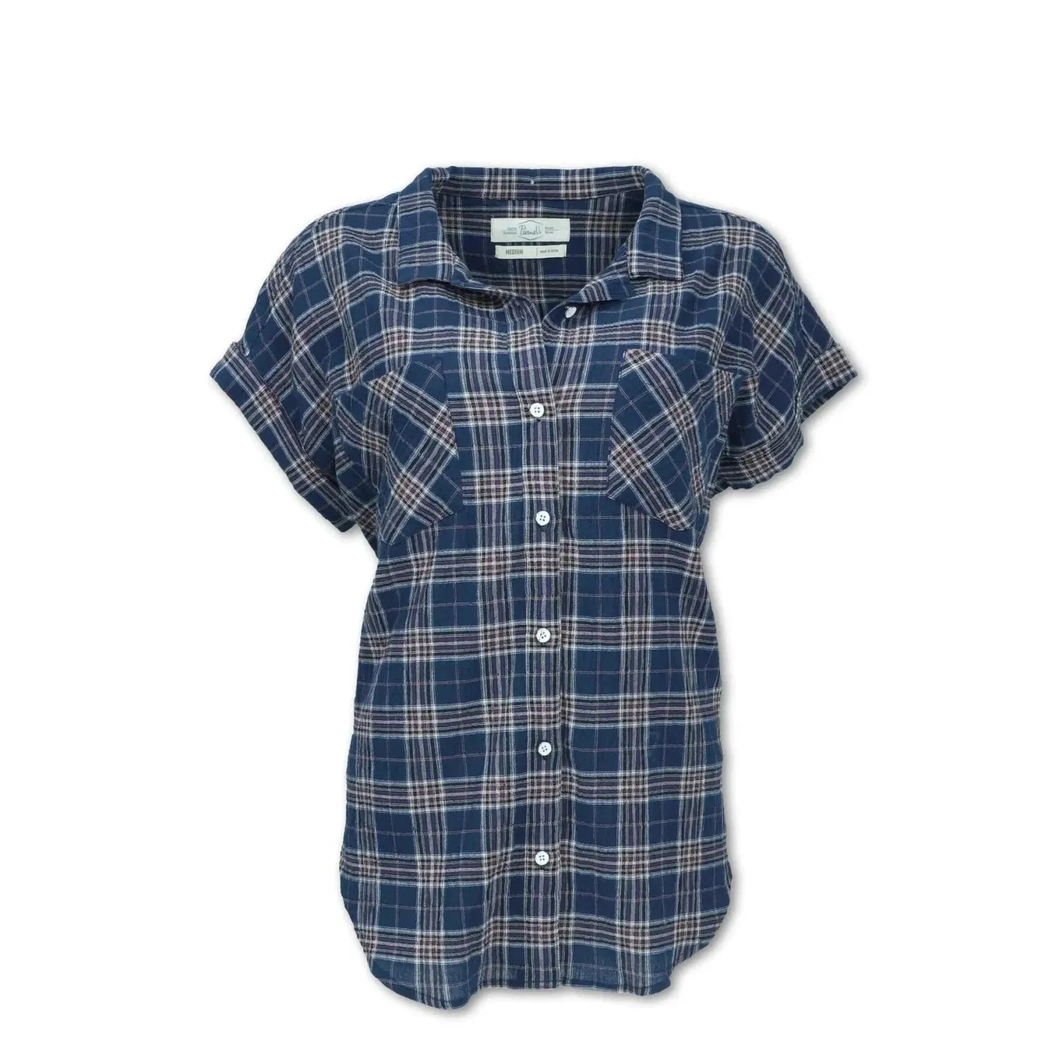 W's Drop Shoulder Plaid Shirt