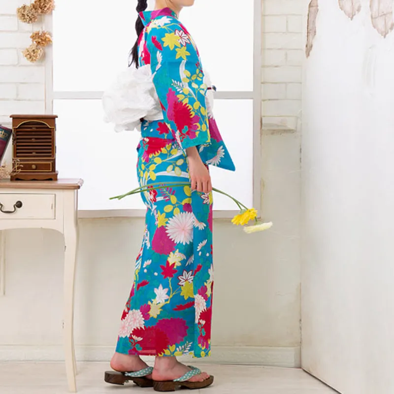 Yukata for Women Chrysanthemum Small Size