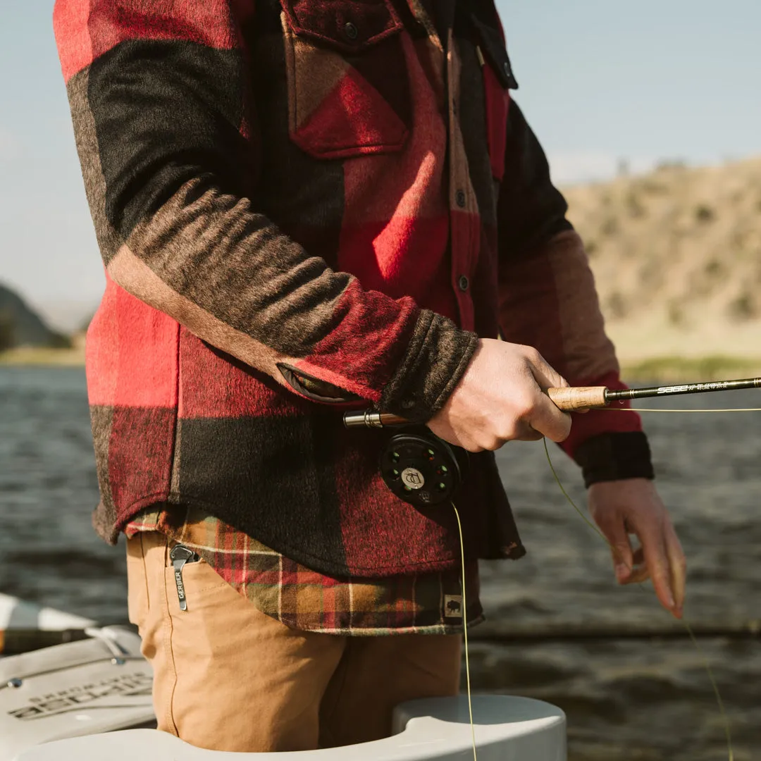 Yukon Wool Shirt Jac | Red Valley Plaid